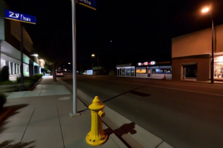 Streets At Night In LA