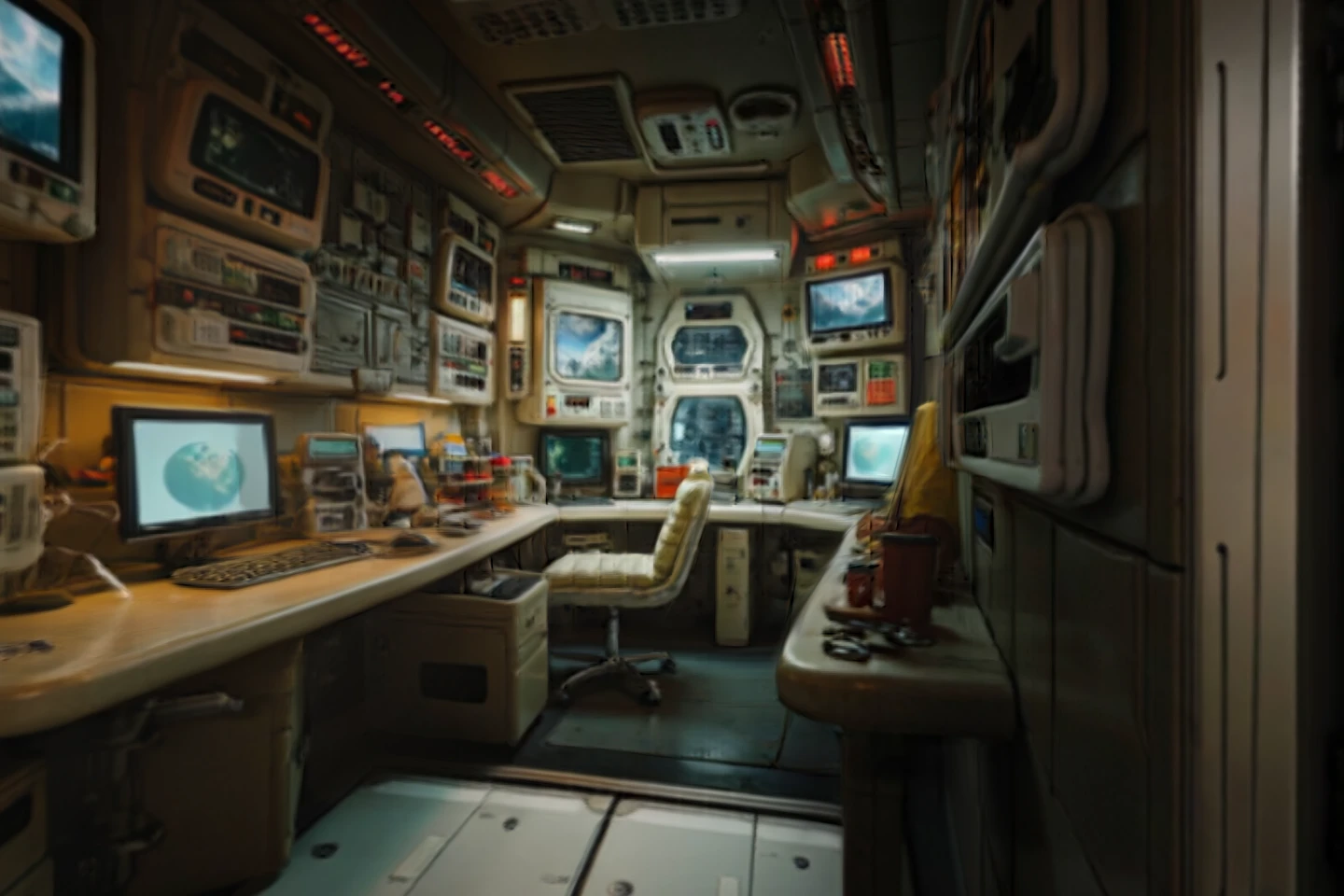 Futuristic Space Station