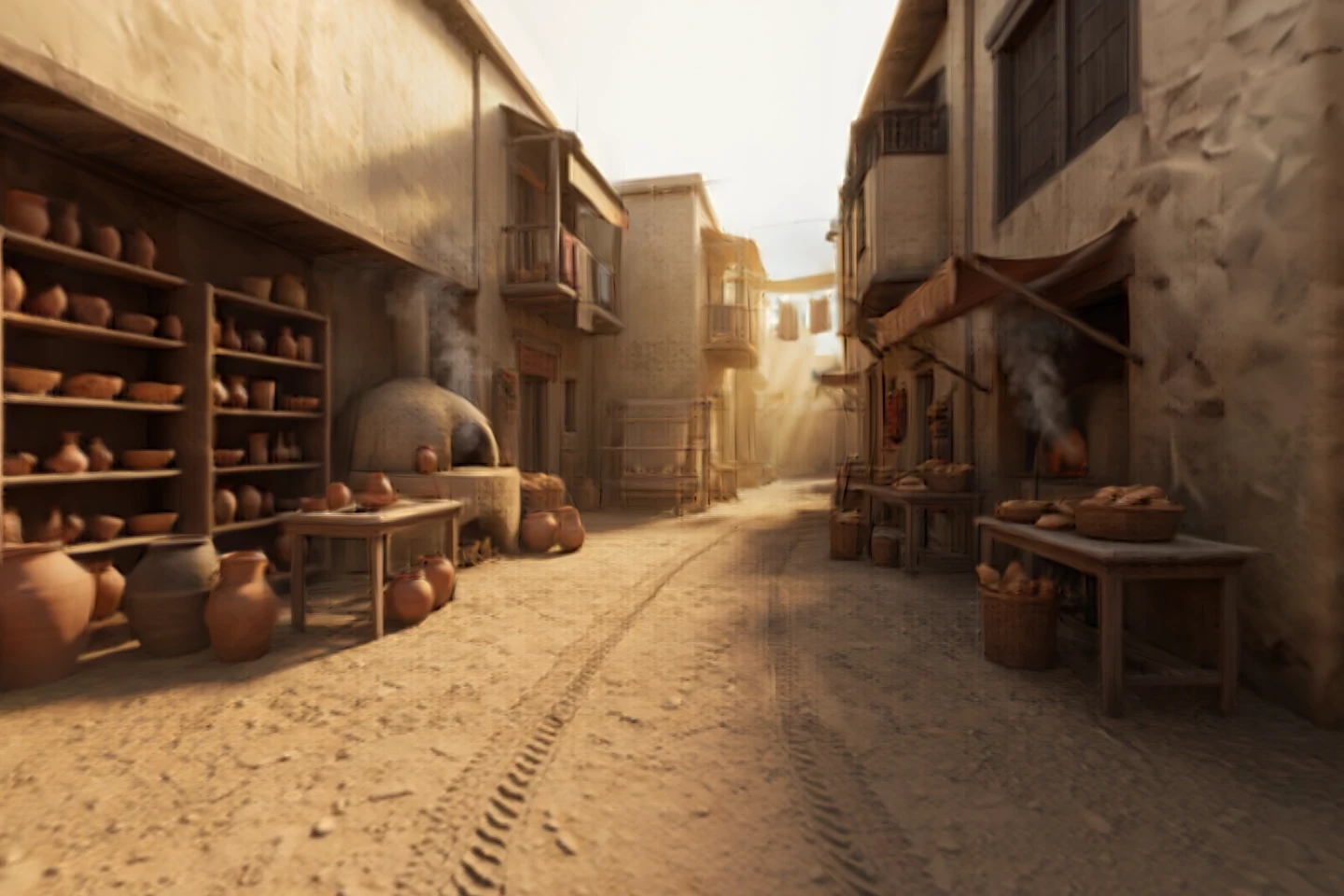 Ancient Marketplace Street